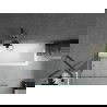 Mexen Next vaničkový paravan 1-krídlový 90 x 150 cm, transparentný, gun metal - 895-090-000-00-00-95