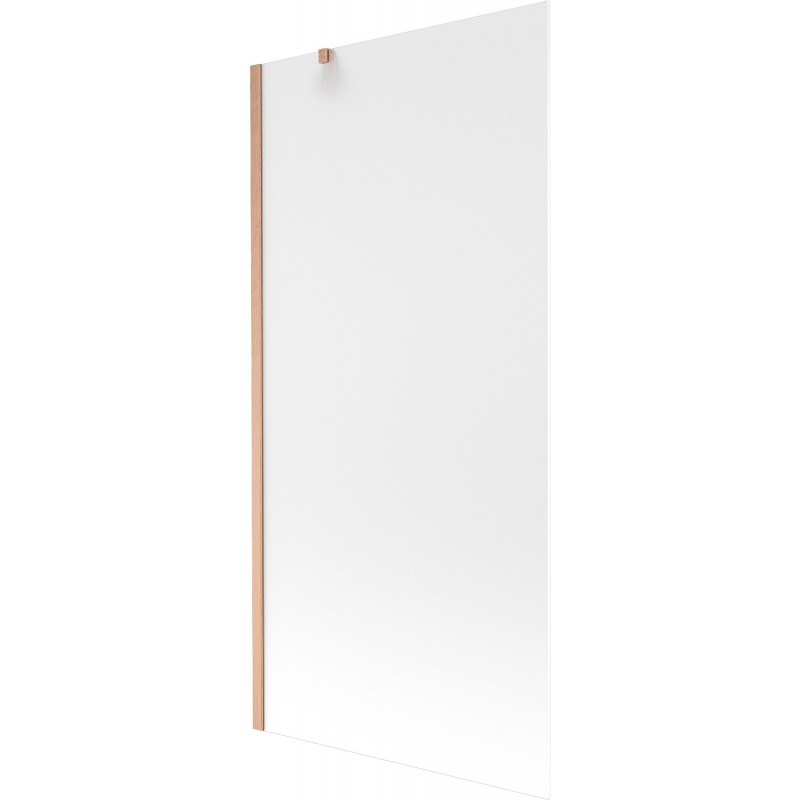 Mexen Next sprchová zástena 1-krídlová 90 x 150 cm, matné sklo, brúsená meď - 895-090-000-00-30-65