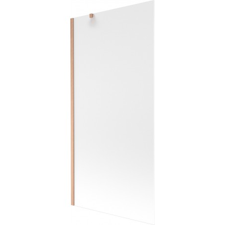 Mexen Next sprchová zástena 1-krídlová 90 x 150 cm, matné sklo, brúsená meď - 895-090-000-00-30-65