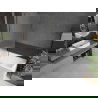 Mexen Next vaňový paraván 1-krídlový 90 x 150 cm, matný, kartáčovaný gun gray - 895-090-000-00-30-66