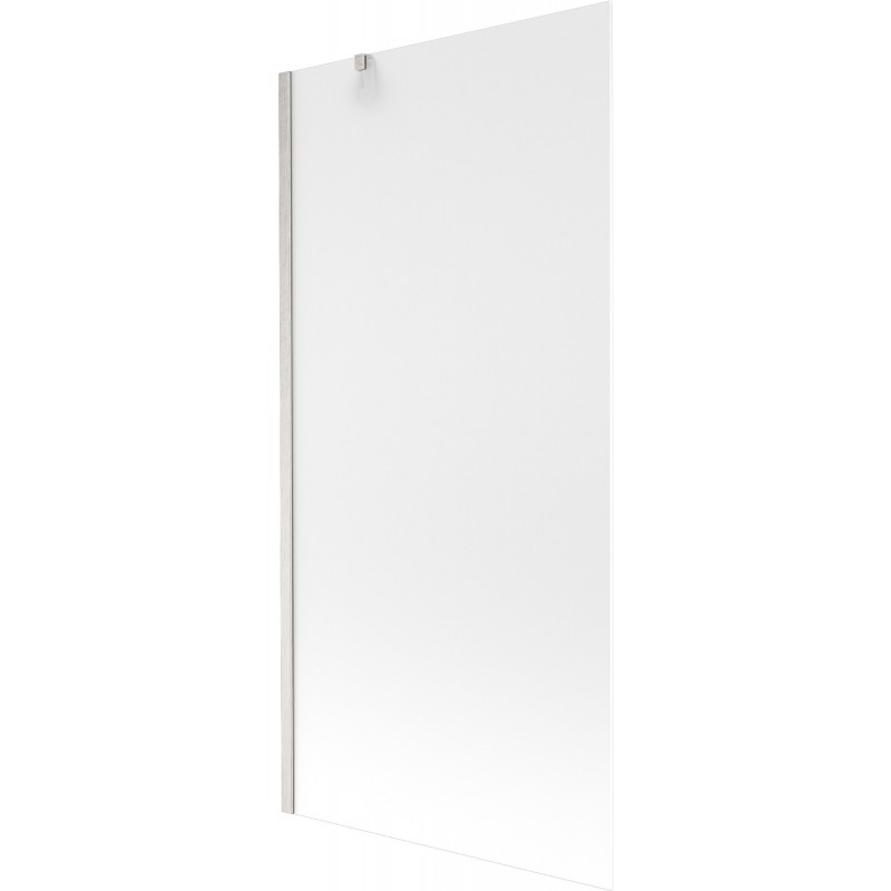 Mexen Next vaňový paraván 1-krídlový 90 x 150 cm, námraza, brúsený nikel - 895-090-000-00-30-97