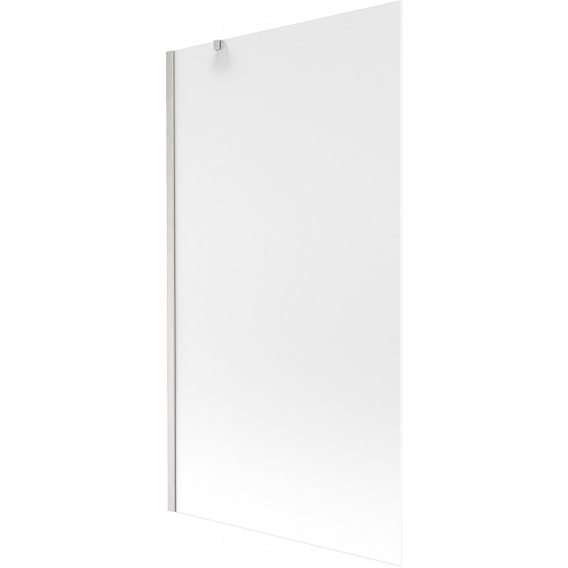 Mexen Next jednokrídlový vaňový záves 100 x 150 cm, námraza, kartáčovaný nikel - 895-100-000-00-30-97
