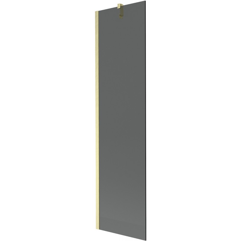 Mexen Next sprchový kút 1-krídlový 50 x 150 cm, grafit, zlatý kartáčovaný - 895-050-000-00-40-55