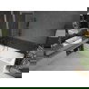 Mexen Next vaňová zástena 1-krídla 50 x 150 cm, grafit, brúsená gun šedá - 895-050-000-00-40-66