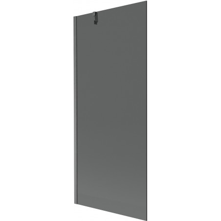 Mexen Next vanová zástena 1-krídlová 80 x 150 cm, grafit, brúsená gun gray - 895-080-000-00-40-66