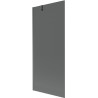 Mexen Next vaňová zástenka 1-krídlová 80 x 150 cm, grafitová, brúsená gun gray - 895-080-000-00-40-66