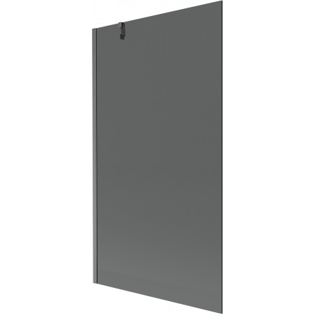 Mexen Next vaničková zástena 1-dielna 100 x 150 cm, grafit, brúsená zbraňovo sivá - 895-100-000-00-40-66