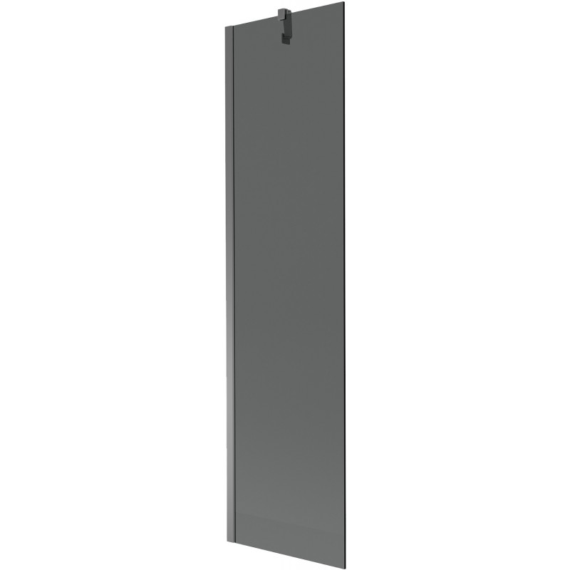 Mexen Next, 1-krídlové vaňové zásteny 50 x 150 cm, grafit, gun metal - 895-050-000-00-40-95