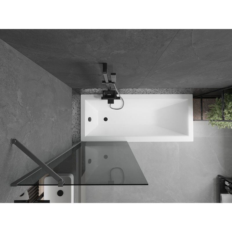 Mexen Next vaňová zástena 1-krídlová 70 x 150 cm, grafit, gun metal - 895-070-000-00-40-95