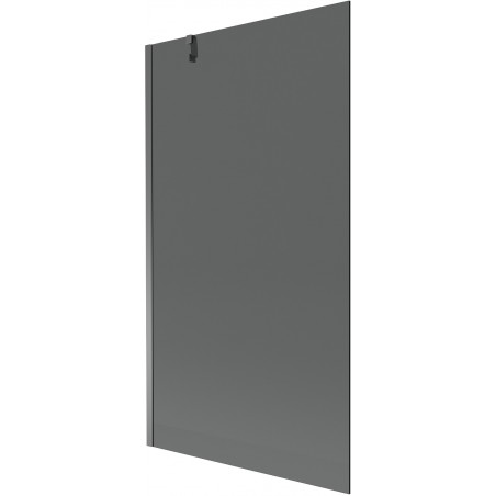 Mexen Next, 1-krídlový vaňový paraván 100 x 150 cm, grafit, gun metal - 895-100-000-00-40-95