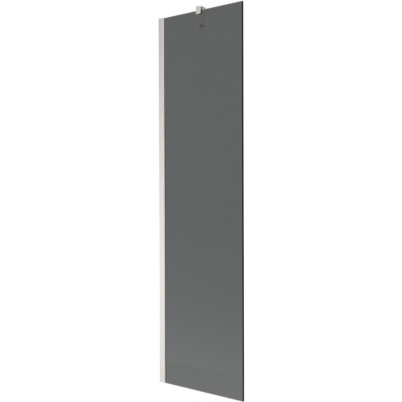 Mexen Next, sprchová zástena 1-dielna 50 x 150 cm, grafit, brúsený nikel - 895-050-000-00-40-97