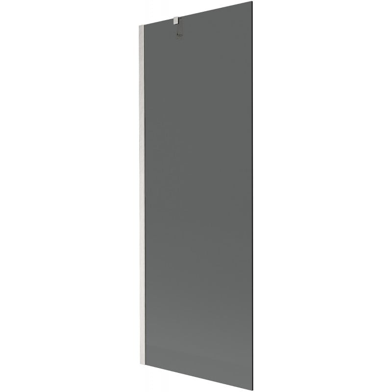 Mexen Next vaňová zástena 1-krídlová 70 x 150 cm, grafit, brúsený nikel - 895-070-000-00-40-97