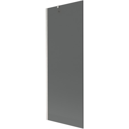Mexen Next vaňová zástena 1-krídlová 70 x 150 cm, grafit, brúsený nikel - 895-070-000-00-40-97