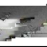 Mexen Next sprchová zástena 1-krídlová 80 x 150 cm, čierny vzor, zlatý kartáčovaný - 895-080-000-00-70-55