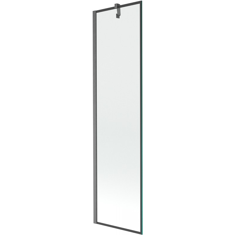 Mexen Next sprchová zástena 1-krídlová 50 x 150 cm, čierny vzor, kartáčovaná gun gray - 895-050-000-00-70-66
