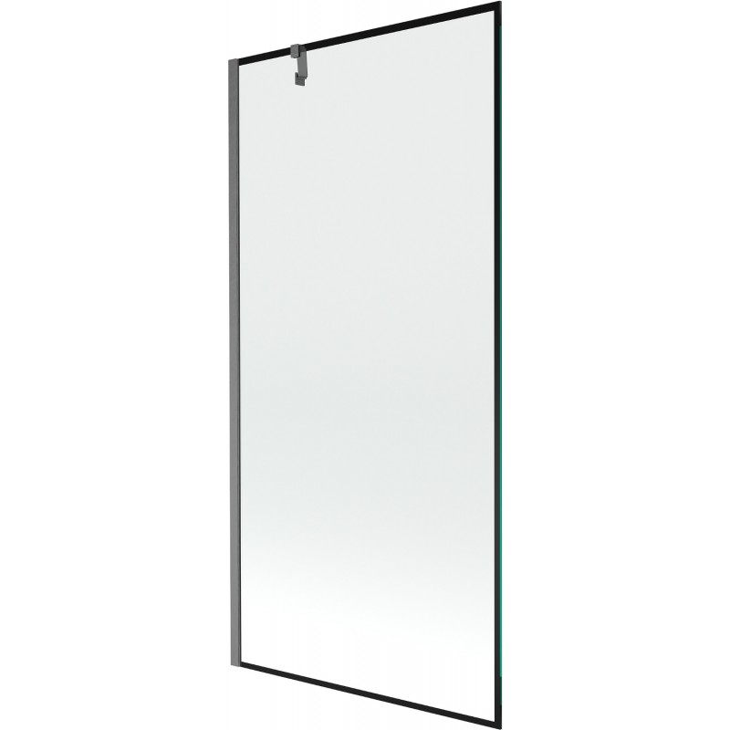 Mexen Next sprchová zástena 1-krídlová 90 x 150 cm, čierny vzor, brúsená gun gray - 895-090-000-00-70-66