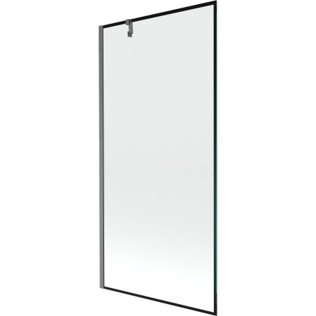 Mexen Next sprchová zástena 1-krídlová 90 x 150 cm, čierny vzor, brúsená gun gray - 895-090-000-00-70-66