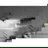 Mexen Next sprchová zástenka 1-krídlová 100 x 150 cm, čierny vzor, gun gray brúsený - 895-100-000-00-70-66