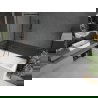 Mexen Next paravan na vaňu 1-krídlový 60 x 150 cm, čierny vzor, gun metal - 895-060-000-00-70-95