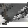 Mexen Next paravan na vaňu 1-krídlový 60 x 150 cm, čierny vzor, gun metal - 895-060-000-00-70-95