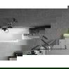 Mexen Next paravan na vaňu 1-krídlový 60 x 150 cm, čierny vzor, gun metal - 895-060-000-00-70-95