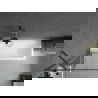 Mexen Next vaňová zástena 1-krídlová 70 x 150 cm, čierny vzor, gun metal - 895-070-000-00-70-95