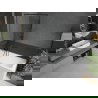 Mexen Next paraván vanový, 1-krídlový 90 x 150 cm, čierny vzor, gun metal - 895-090-000-00-70-95