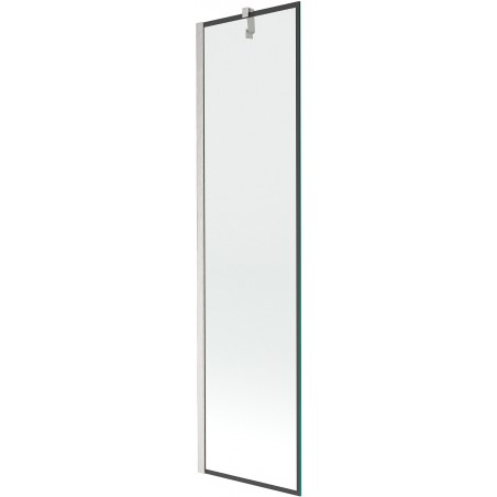 Mexen Next sprchová zástena 1-krídlová 50 x 150 cm, čierny vzor, brúsený nikel - 895-050-000-00-70-97