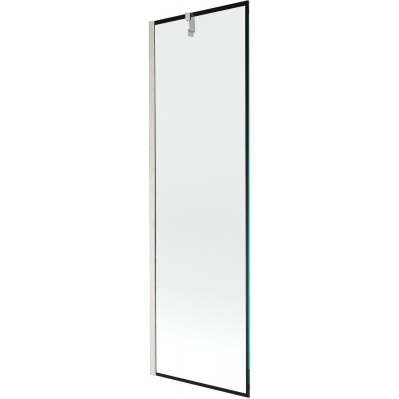 Mexen Next sprchový kút 1-krídlový 60 x 150 cm, čierny vzor, brúsený nikel - 895-060-000-00-70-97