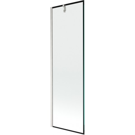Mexen Next sprchový kút 1-krídlový 60 x 150 cm, čierny vzor, brúsený nikel - 895-060-000-00-70-97