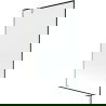 Mexen Next sprchový panel 1-dielny 100 x 150 cm, čierny vzor, brúsený nikel - 895-100-000-00-70-97