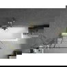 Mexen Next sprchová zástena 1-krídlová 80 x 150 cm, čierny vzor, zlatý kartáčovaný - 895-080-000-00-77-55