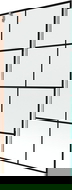 Mexen Next jednokrídlová sprchová zábrana 90 x 150 cm, čierna mriežka, brúsená meď - 895-090-000-00-77-65