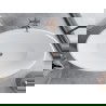 Mexen Nike voľne stojaca vaňa 175 x 100 cm, biela, odtok ružového zlata - 54071751000-60