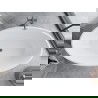 Mexen Nike vaňa voľne stojaca 175 x 100 cm, biela, prepad gun gray brúsený - 54071751000-66