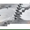 Mexen Nike vaňa voľne stojaca 175 x 100 cm, biela, preliv gun metal - 54071751000-95