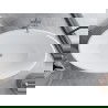 Mexen Nike vaňa voľne stojaca 175 x 100 cm, biela, odtok niklovaný - 54071751000-97