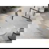 Mexen Roxy voľne stojaca vaňa 180 x 85 cm, biela, preliatie gun metal - 51201808500-95
