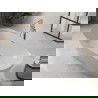 Mexen Roxy voľne stojaca vaňa 180 x 85 cm, biela, preliv nerez šrábovaný - 51201808500-97