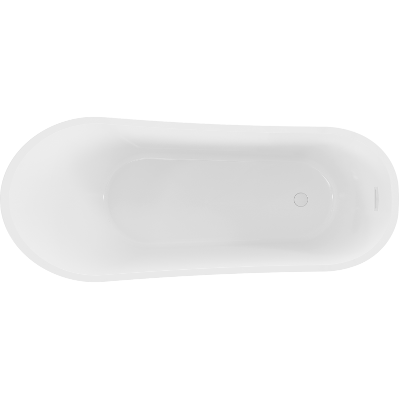 Mexen Alta voľne stojaca vaňa 170 x 75 cm, biela, biely prepad - 52141707500-20