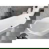 Mexen Alta voľne stojaca vaňa 170 x 75 cm, biela, prepad čierny - 52141707500-70