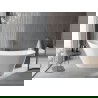 Mexen Alta voľne stojaca vaňa 170 x 75 cm, biela, prepad gun metal - 52141707500-95