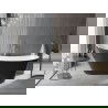 Mexen Alta voľne stojaca vaňa 170 x 75 cm, biela/čierna, odtok zlatý brúsený - 52141707575-55