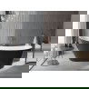 Mexen Alta voľne stojaca vaňa 170 x 75 cm, biela/čierna, preliv ružové zlato - 52141707575-60