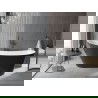 Mexen Alta voľne stojaca vaňa 170 x 75 cm, biela/čierna, čierny preliv - 52141707575-70