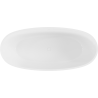 Mexen Torino voľne stojaca vaňa z kompozitu 155 x 78 cm, biela lesk - 57271557810