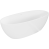 Mexen Torino voľne stojaca vaňa z kompozitu 155 x 78 cm, biela lesk - 57271557810