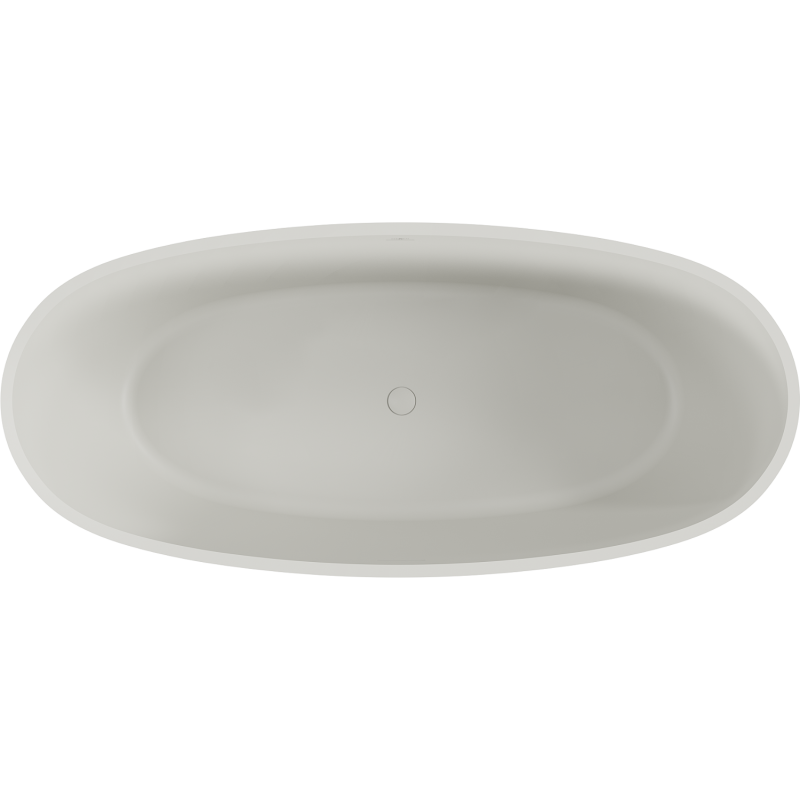 Mexen Torino voľne stojaca vaňa z konglomerátu 155 x 78 cm, betón mat - 57271557861