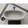 Mexen Torino voľne stojaca vaňa z konglomerátu 155 x 78 cm, betón mat - 57271557861