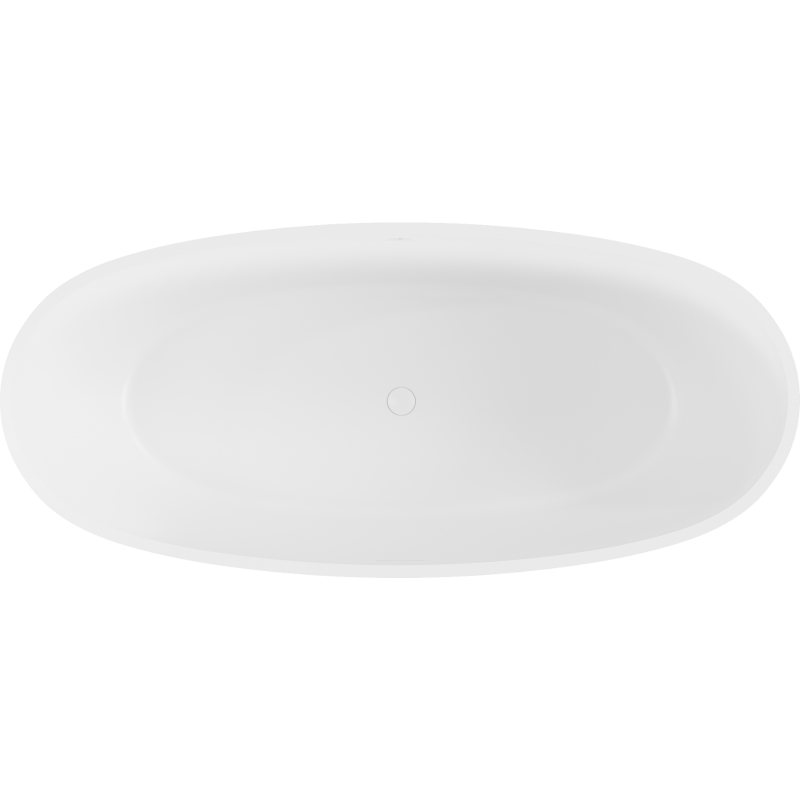 Mexen Torino voľne stojaca vaňa z konglomerátu 175 x 78 cm, biela matná - 57271757800